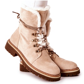 Støvler Warm Trappers Beige Nelby