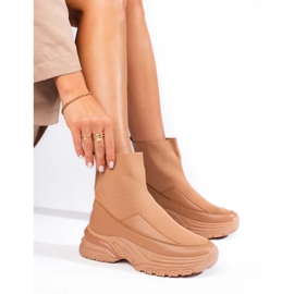 Seastar Slip-on støvler med en sok brun