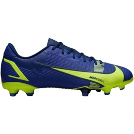 Nike Mercurial Vapor 14 Academy FG / MG Jr CV0811 474 fodboldsko blå blå