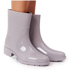 PS1 Shiny Galoshes Grey Jodhpur støvler Rainy Day grå