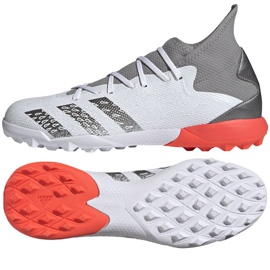 Adidas Predator Freak.3 Tf M FY6309 fodboldstøvler grå, hvid grå