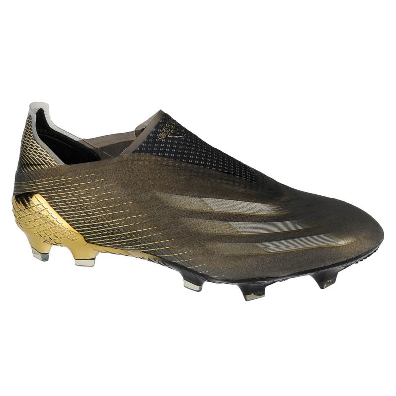 Adidas X Ghosted + M FX9098 fodboldstøvler gylden bronze, sort -