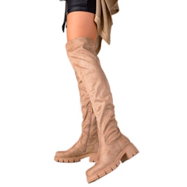 Gogo Casual beige støvler