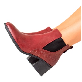 Evento Klassiske støvler i økologisk læder rød