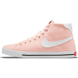 Nike Court Legacy Mid Canvas W DD0161 800 sko lyserød