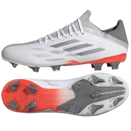 Adidas X Speedflow.2 Fg M FY3287 fodboldstøvler grå, hvid grå