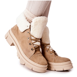 Støvler Sneakers Warm Tied Beige Karley