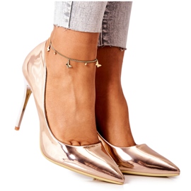 PG2 Elegante spejlhæle Rose Gold Adrinnah gylden
