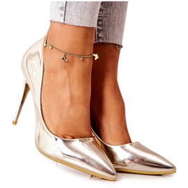 PG2 Elegante spejlhæle guld Adrinnah gylden