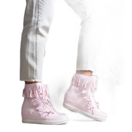 Pink Dias wedge sneakers lyserød