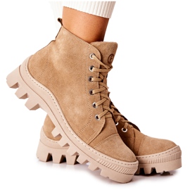 PF1 Varme ruskindsstøvler Sneakers Camel Madisson beige