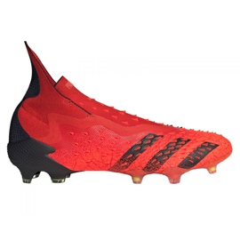 Adidas Predator Freak + Fg M FY6238 fodboldstøvler appelsiner og røde