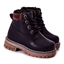 WT1 Børne Warm Trappers Boots Marineblå Royals marine blå