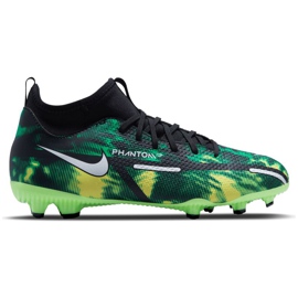 Nike Phantom GT2 Academy Df Sw Mg Jr DM0742-003 fodboldsko flerfarvet grøn
