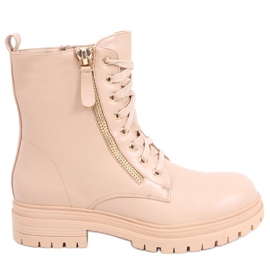 Snørestøvler fra Dontre Nude beige