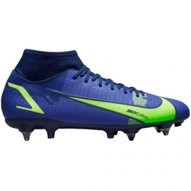 Nike Mercurial Superfly 8 Academy SG-PRO Ac M CW7432 474 fodboldsko blå blå