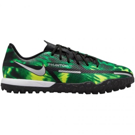 Nike Phantom GT2 Academy Tf Jr DM0739 003 fodboldsko flerfarvet grøn