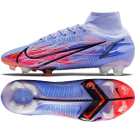 Nike Mercurial Superfly 8 Elite Km Fg M DB2859 506 fodboldsko flerfarvet roser og lilla