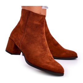 Dame støvler Sergio Leone Camel BT528 brun