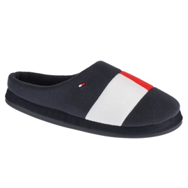 Tommy Hilfiger Flag Homeslipper M FM0FM03801-0GY hjemmesko marine blå