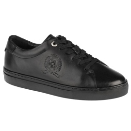 Tommy Hilfiger Crest Sneaker FW0FW05922-BDS sko sort