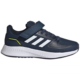 Adidas Runfalcon 2.0 C Jr FZ0110 sko hvid marine blå