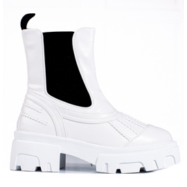 Seastar Hvide slip-on støvler sort