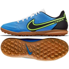 Nike Tiempo Legend 9 Club Tf M DA1193 403 fodboldsko blå blå