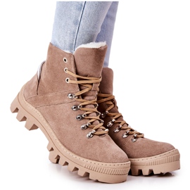 PF1 Varme ruskindsstøvler Sand Sandstorm beige