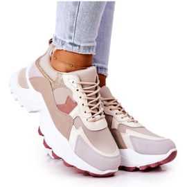 Sportssko På Beige-Pink Berenice Platform