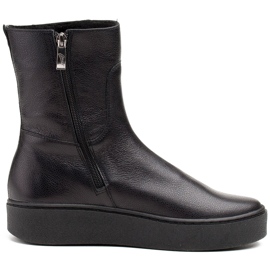 Marco Shoes Komfortable støvler 1433B Marco med flad bund sort