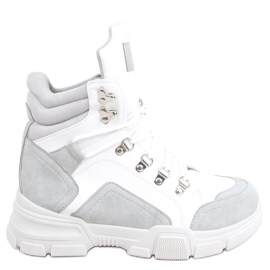 Brita LT.GRAY high-top sneakers hvid grå
