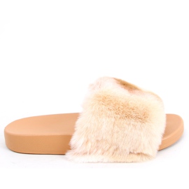 Emy Camel ombre pels hjemmesko beige brun