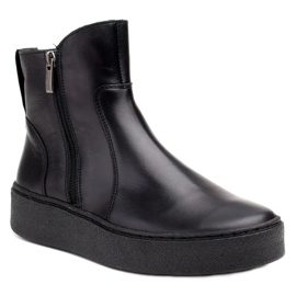 Marco Shoes Komfortable Marco 1320B støvler med isolering sort