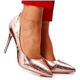 Slangemønsterstifter Rose Gold Tissoria gylden