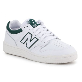 New Balance M BB480LGT sko hvid grøn
