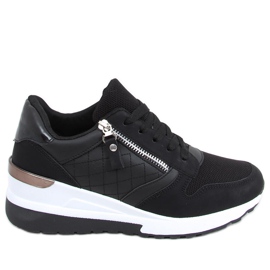 Karita Black wedge sneakers sort