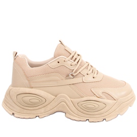 Janna Khaki trænere beige