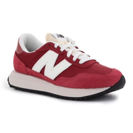 Sko New Balance W WS237DF1 hvid rød