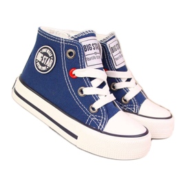 Sneakers med lynlås Big Star Jr HH374085 marineblå