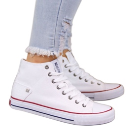 High-top sneakers Big Star W DD274332 hvid
