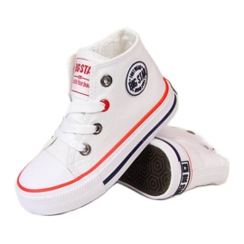 Sneakers med lynlås Big Star Jr HH374083 hvid