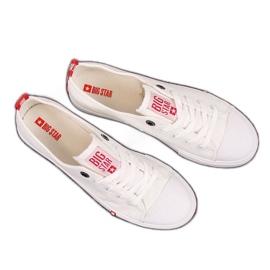Tekstilsneakers Big Star W FF274087 hvid