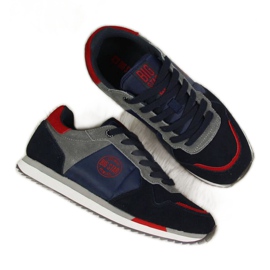 Big Star W GG274A055 marine sneakers sort rød marine blå grå