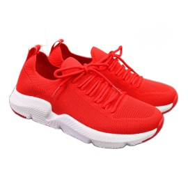 Big Star W DD274580 røde sneakers hvid