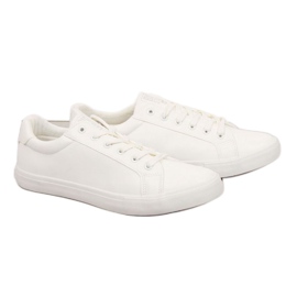 Low-top øko læder Big Star M II174028 hvide sneakers
