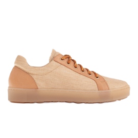 Marco Shoes Sporty tekstilsko beige