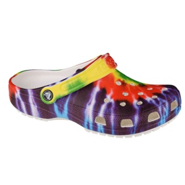 Crocs Classic Tie-Dye Graphic Clog W 205453-90H rød