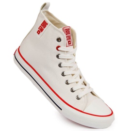 High-top sneakers Big Star W JJ274127 hvid