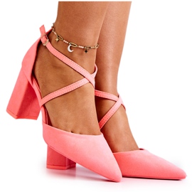 PS1 Kvinders Pumps På En Hæl I Neon Pink Future lyserød